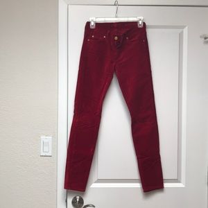 7 for all mankind velvet pants